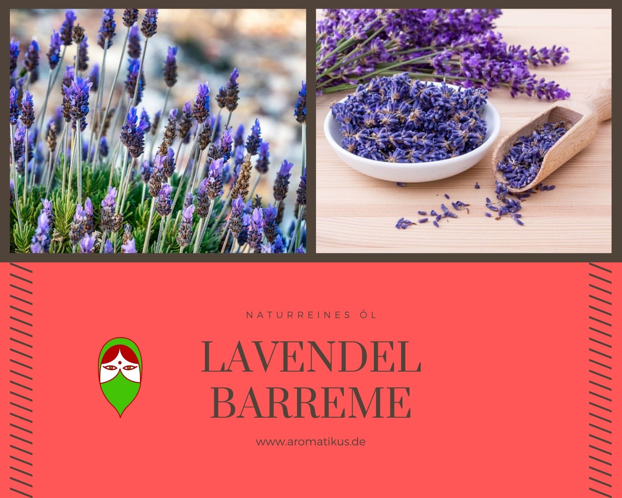 Ätherisches Duftöl Lavendel als naturreines Öl von Aromatikus