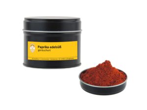 Paprika edelsüß geräuchert von Aromatikus in einer Aromaschutzdose
