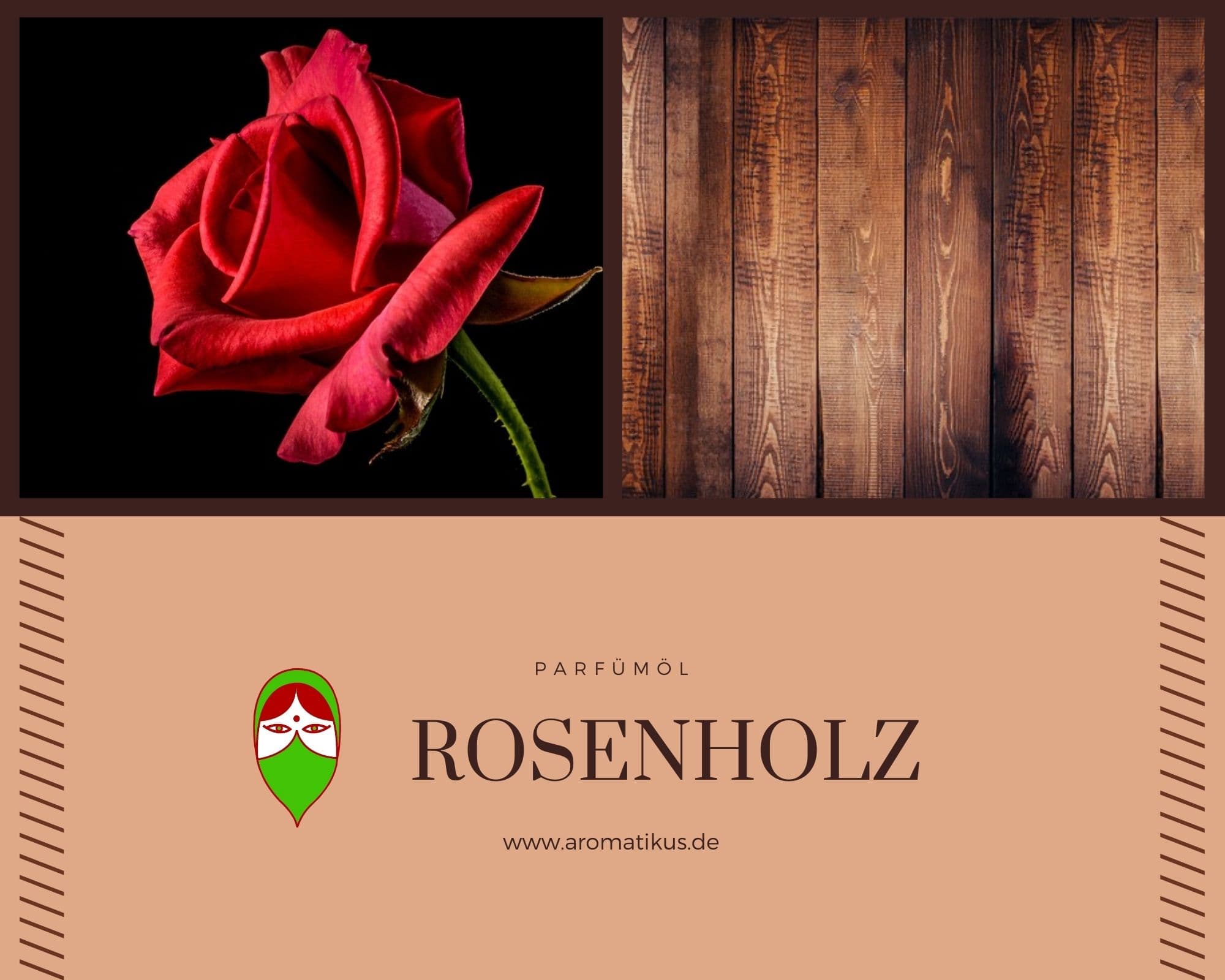 Ätherisches Duftöl Rosenholz als naturreines Öl von Aromatikus
