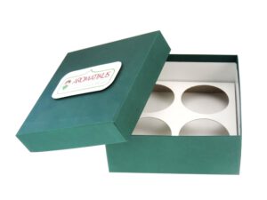 grüne Geschenkbox für vier individuell gewählte Gewürze von Aromatikus