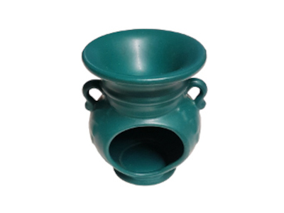 Keramik Duftlampe grün von Aromatikus