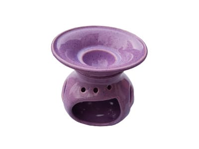Keramik Duftlampe lila von Aromatikus