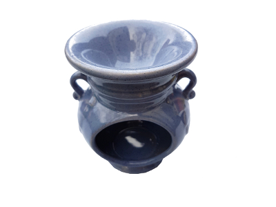 Keramik Duftlampe hellblau von Aromatikus