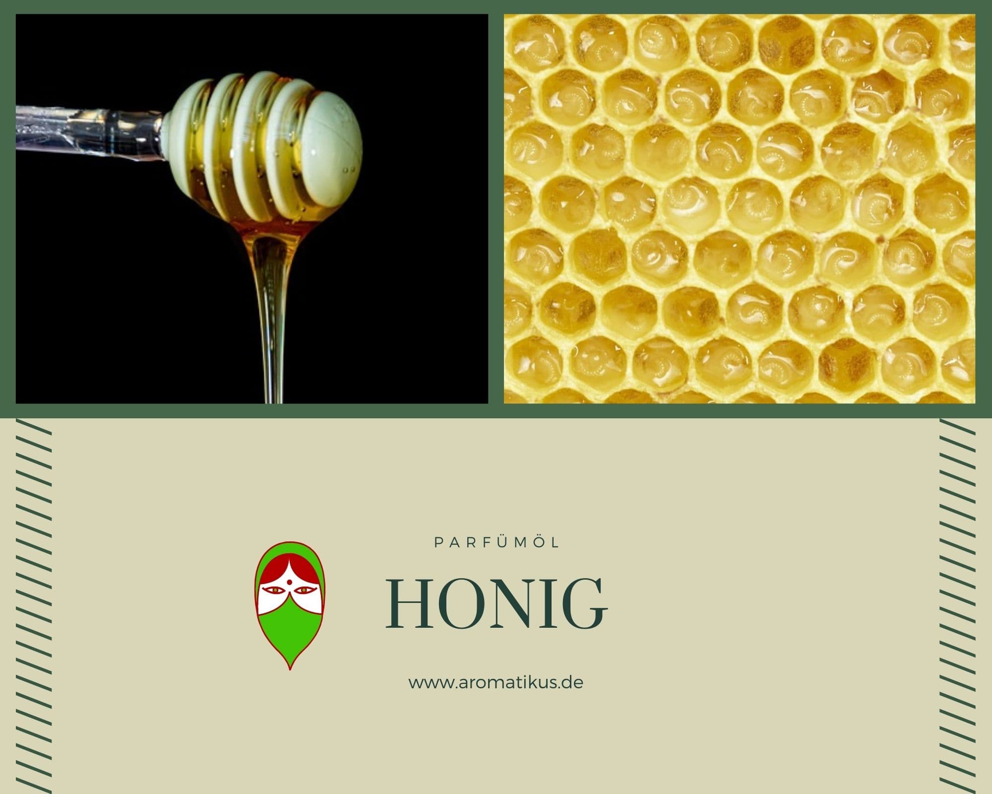 Ätherisches Duftöl Honig als Parfümöl von Aromatikus